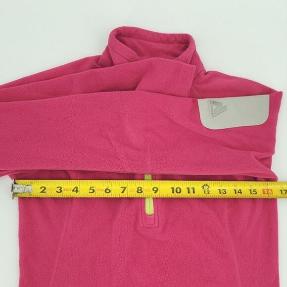 Eddie Bauer First Ascent Fleece 1/4 Zip Pullover Jacket Size Small Womens Pink - Picture 6 of 8
